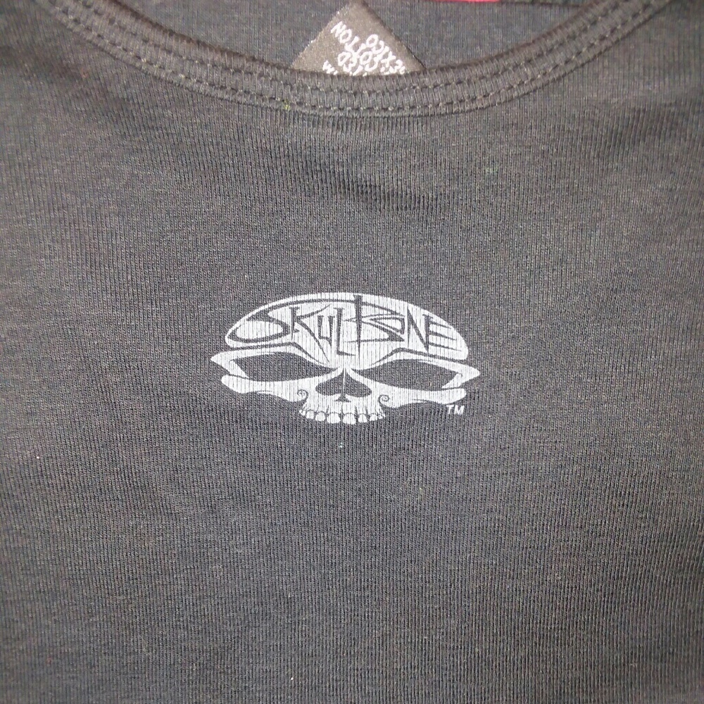 Unisex sleeveless skul design top - Picture 2 of 2